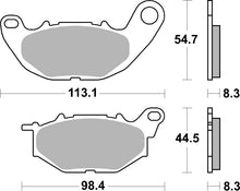 Brembo OE 16-17 Yamaha MT-25 250cc Sinter Brake Pad - Front