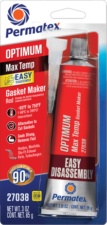 Optimum Red Rtv Silicone 3 Oz 12/Case