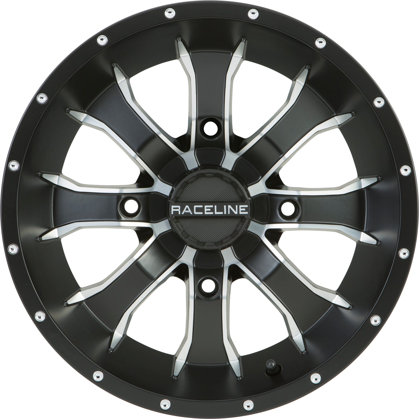 Mamba Wheel 12x7 4/110 2+5 ( 47mm) Blk/Machined