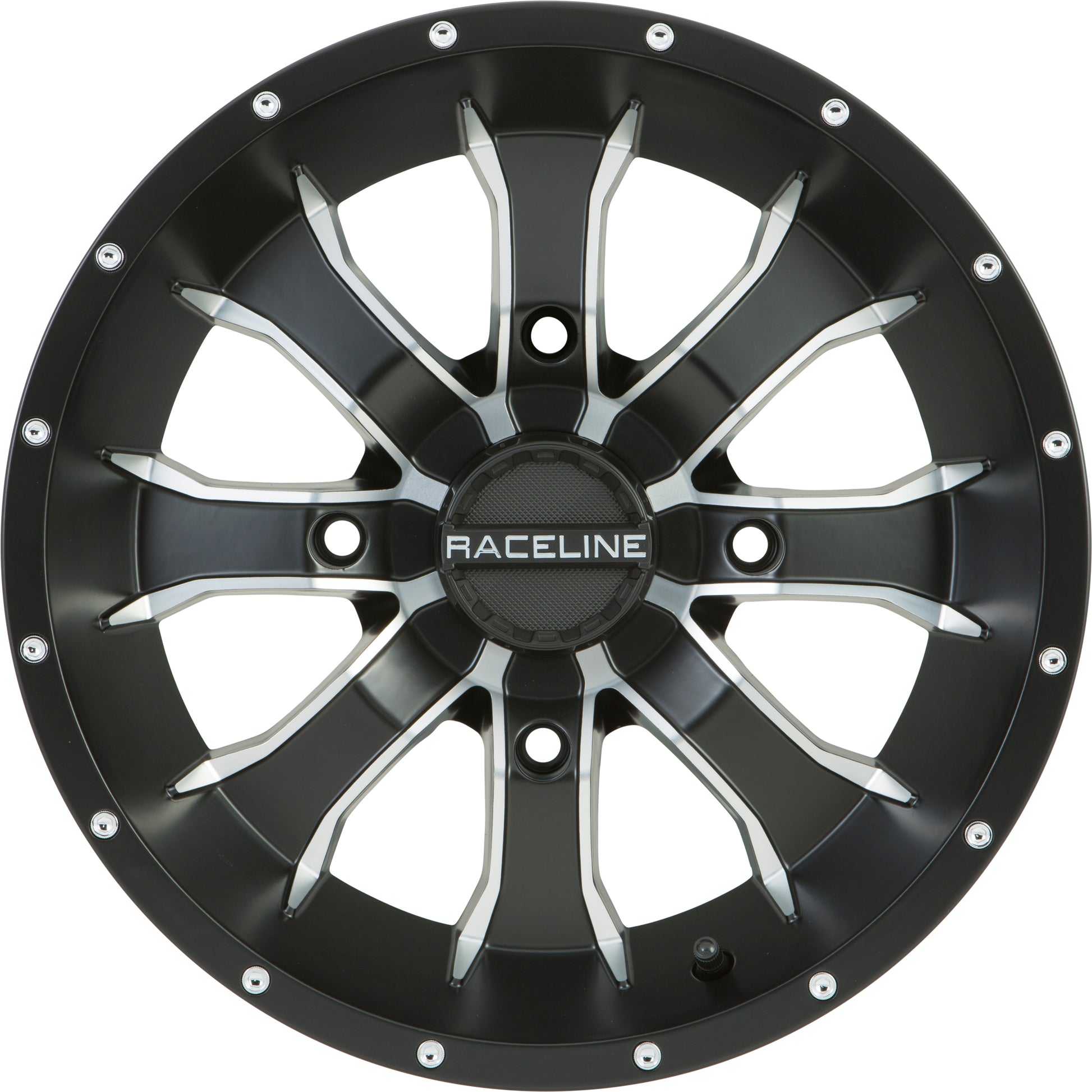 Mamba Wheel 12x7 4/110 2+5 ( 47mm) Blk/Machined