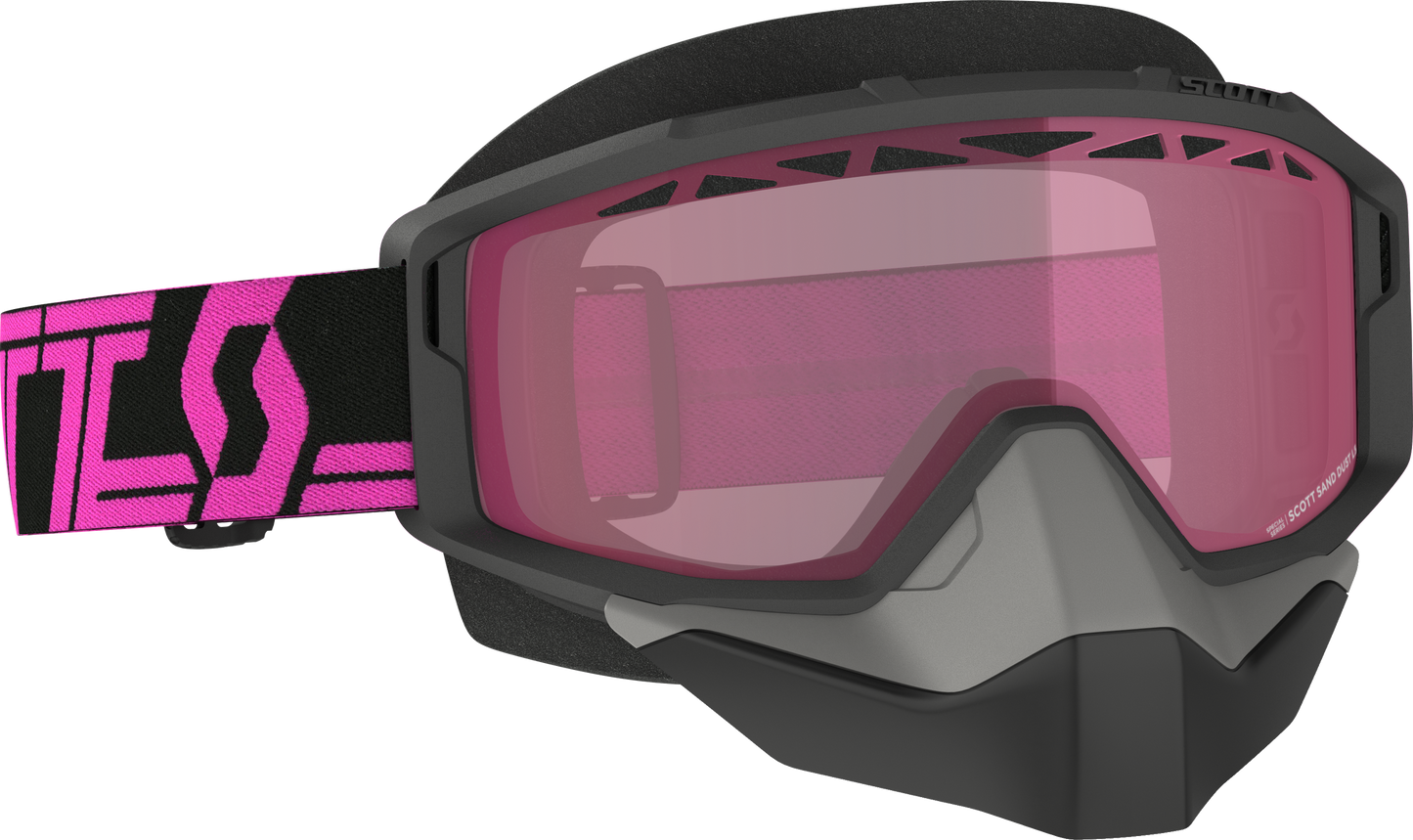 Primal Goggle Snow Cross Black/Pink W/Rose
