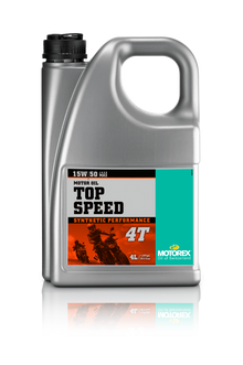 Top Speed Motor Oil 15w50  4t 4l (4/Case  Sold Ea)