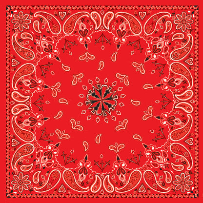 Bandanna Red Paisley