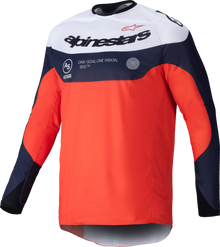 Pro Dura Jersey Navy/Hot Orange/White Xl