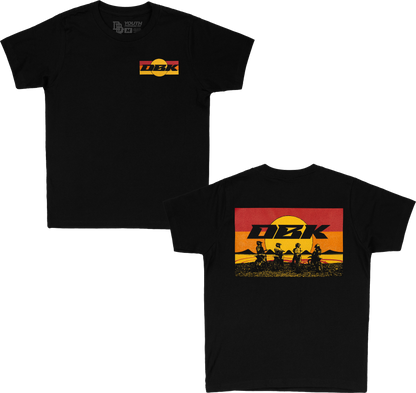 Sunday Stripe Youth Tee Black Yl