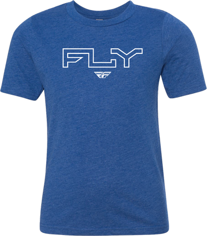Youth Fly Edge Tee Royal Blue Yl