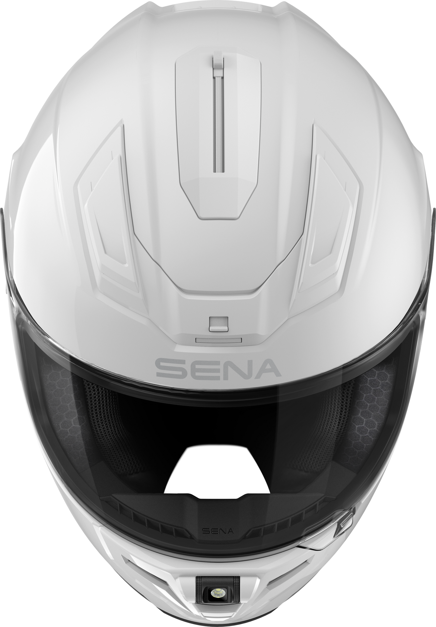 Phantom Ff Mesh Com Helmet Glossy White Xl