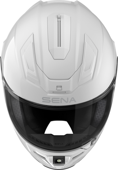 Phantom Ff Mesh Com Helmet Glossy White 2x