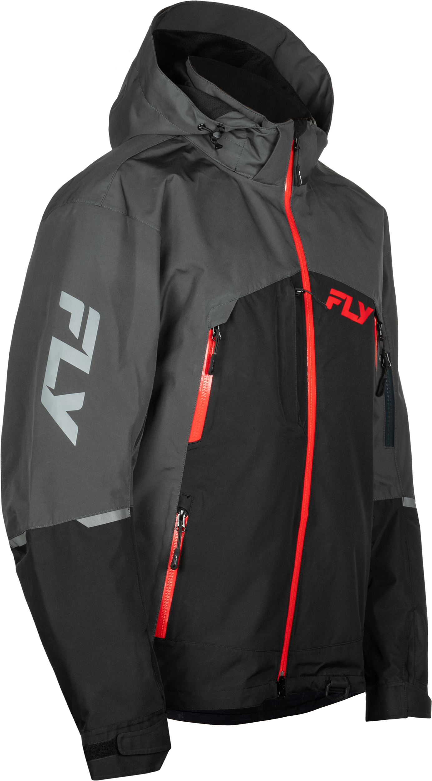 Incline Jacket Grey/Black Lg
