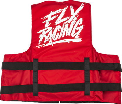 Nylon Flotation Vest Red/White Sm/Md