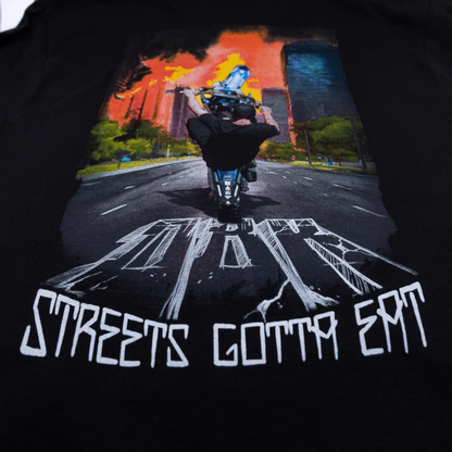 Streets Gotta Eat Tee Black Xl