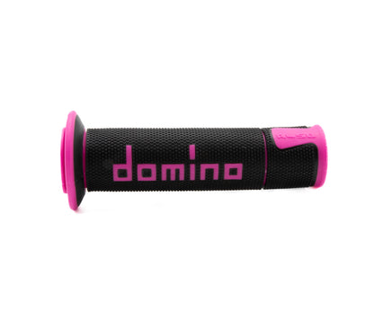 A450 Road Racing Grips Black/Fuchsia Pair