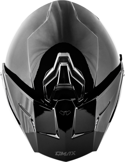 Md 74 Solid Helmets Black Lg