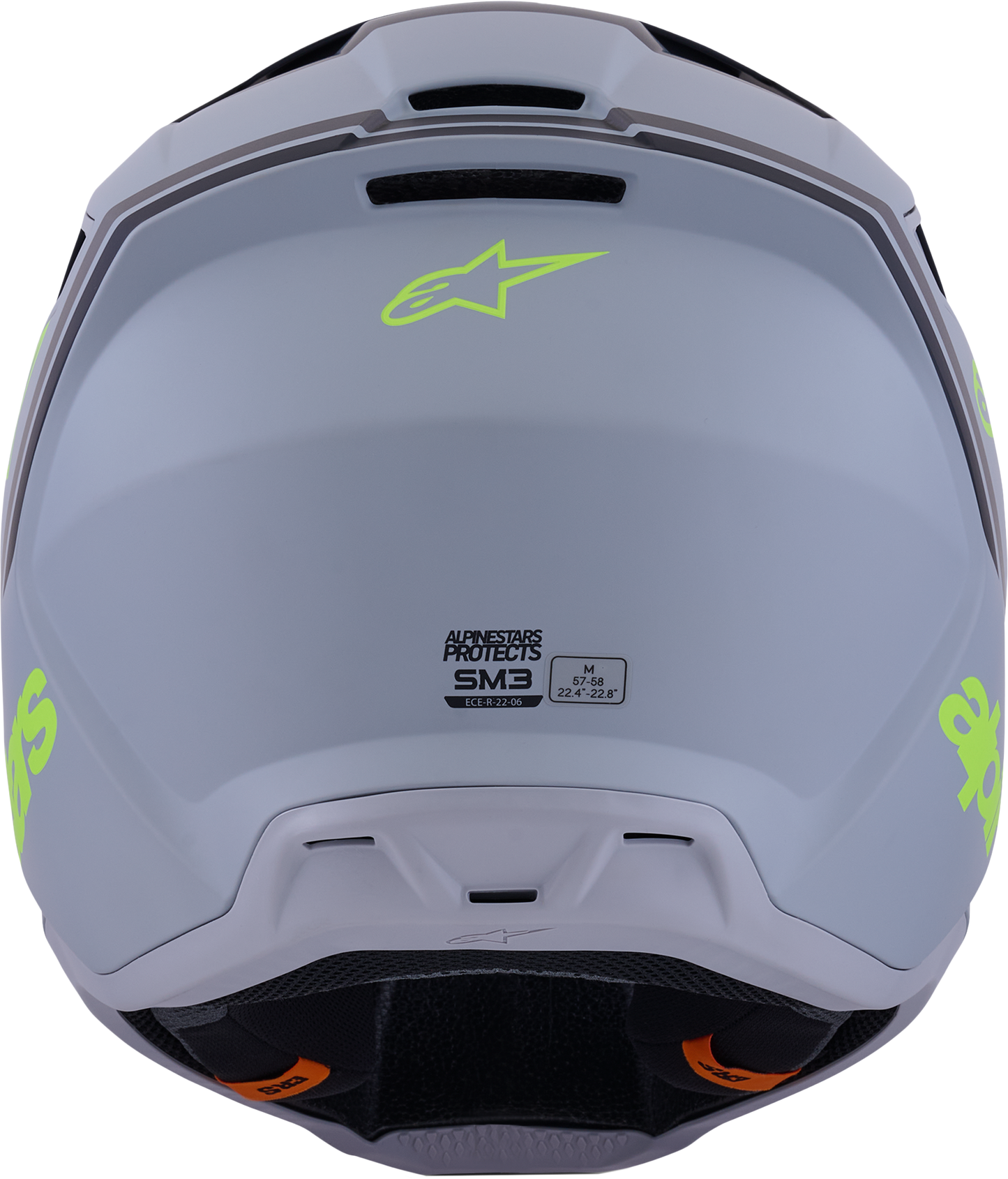 Sm3 Radium Helmet Gry/Blk/Ylw Fluo Matt Md