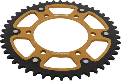 Rear Stealth Sprocket Alu/Stl 46t 520 Gld Hon/Kaw/Yam