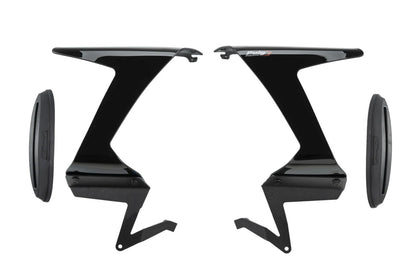 Race Side Spoilers Black Kaw