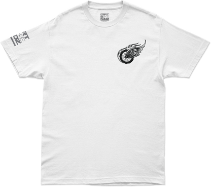 Two Wheels Tee White Xl