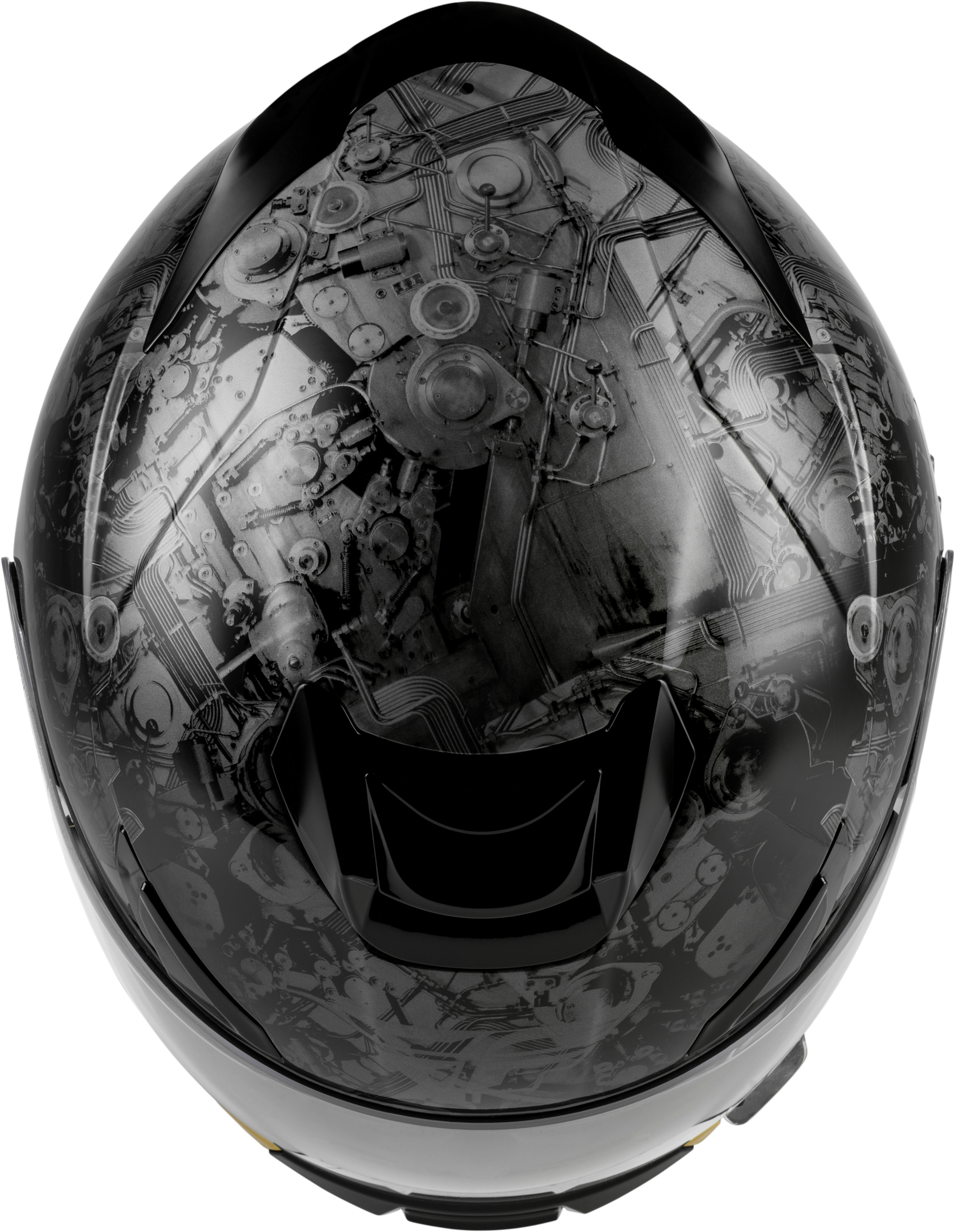 Sentinel Mech Helmet Black/Grey/Gold Xs