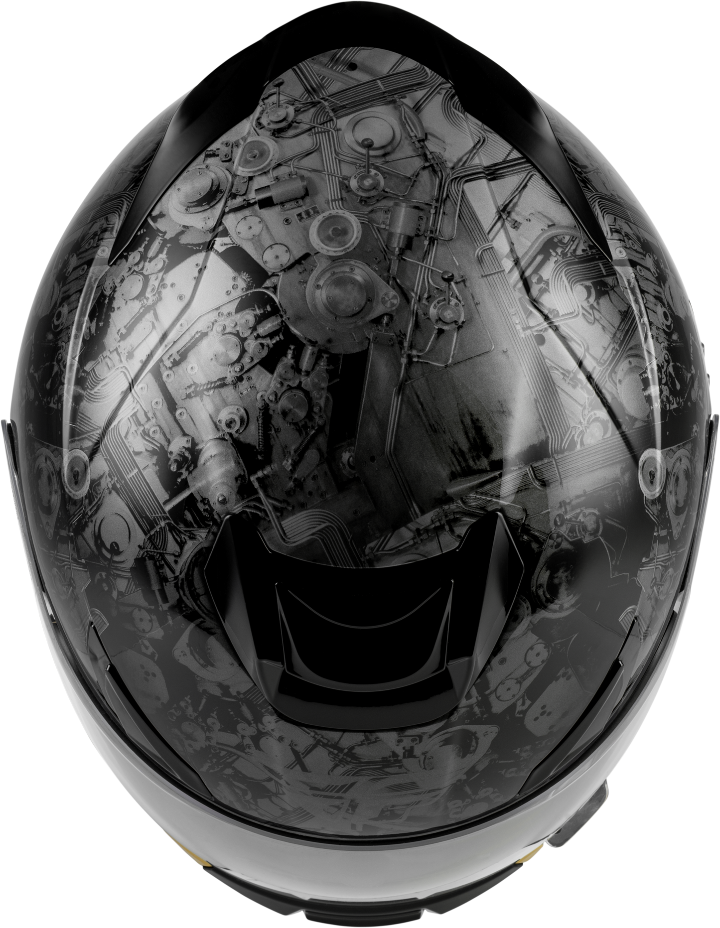 Sentinel Mech Helmet Black/Grey/Gold Lg