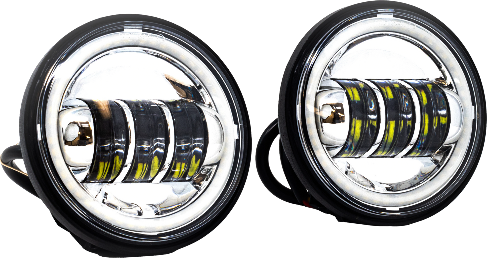 4.5" Passing Lamps Chrome Halo Indian