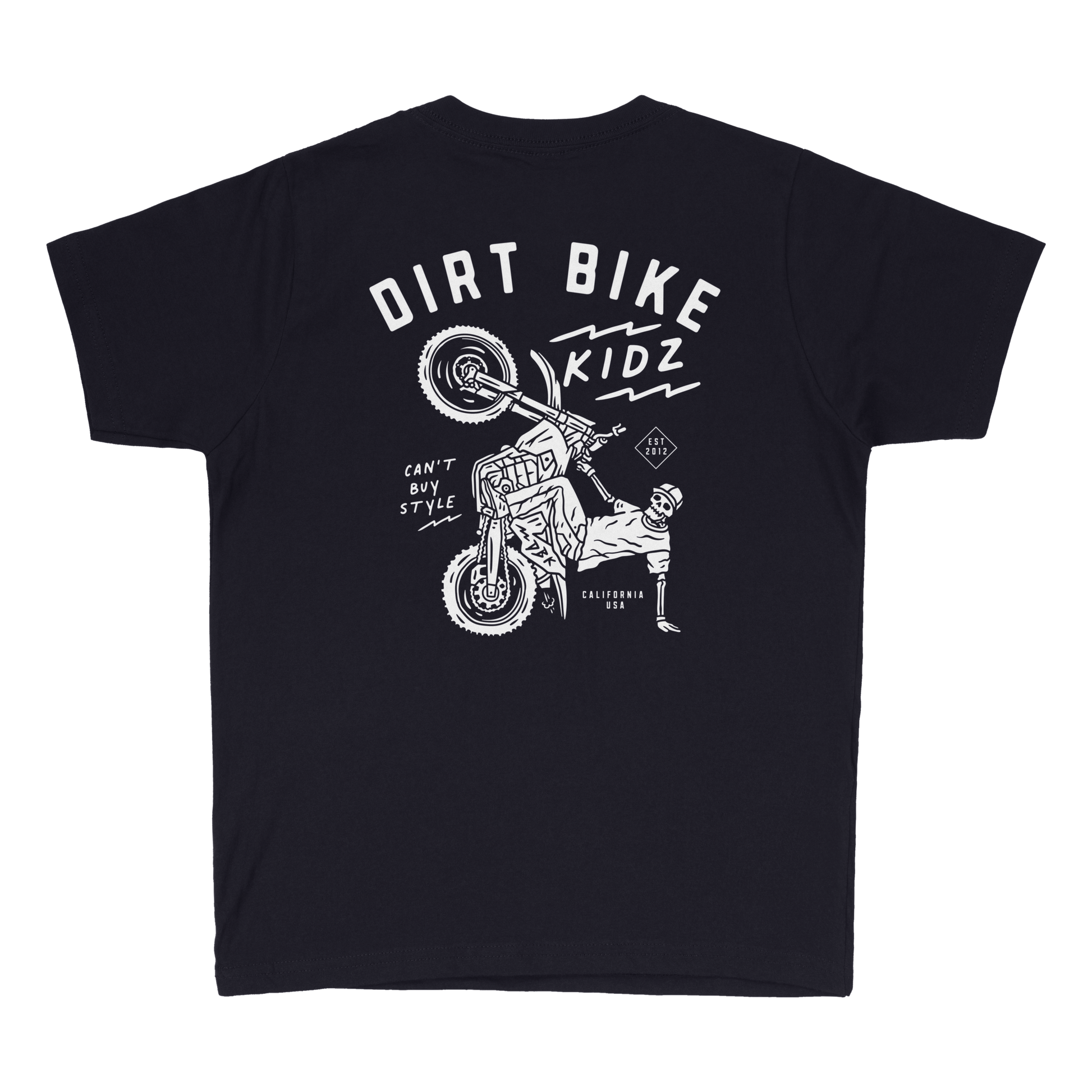 12 O'clock Youth Tee Navy Yl