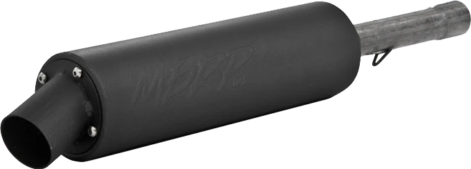 Single Slip On System W/ Utility Muffler Blk Suz