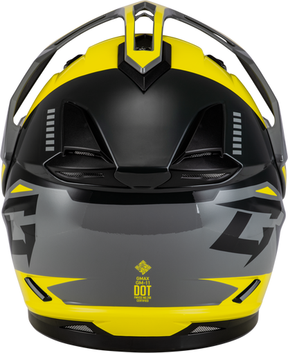 Gm 11s Ronin Snow Helmet Yellow/Silver/Grey Xs