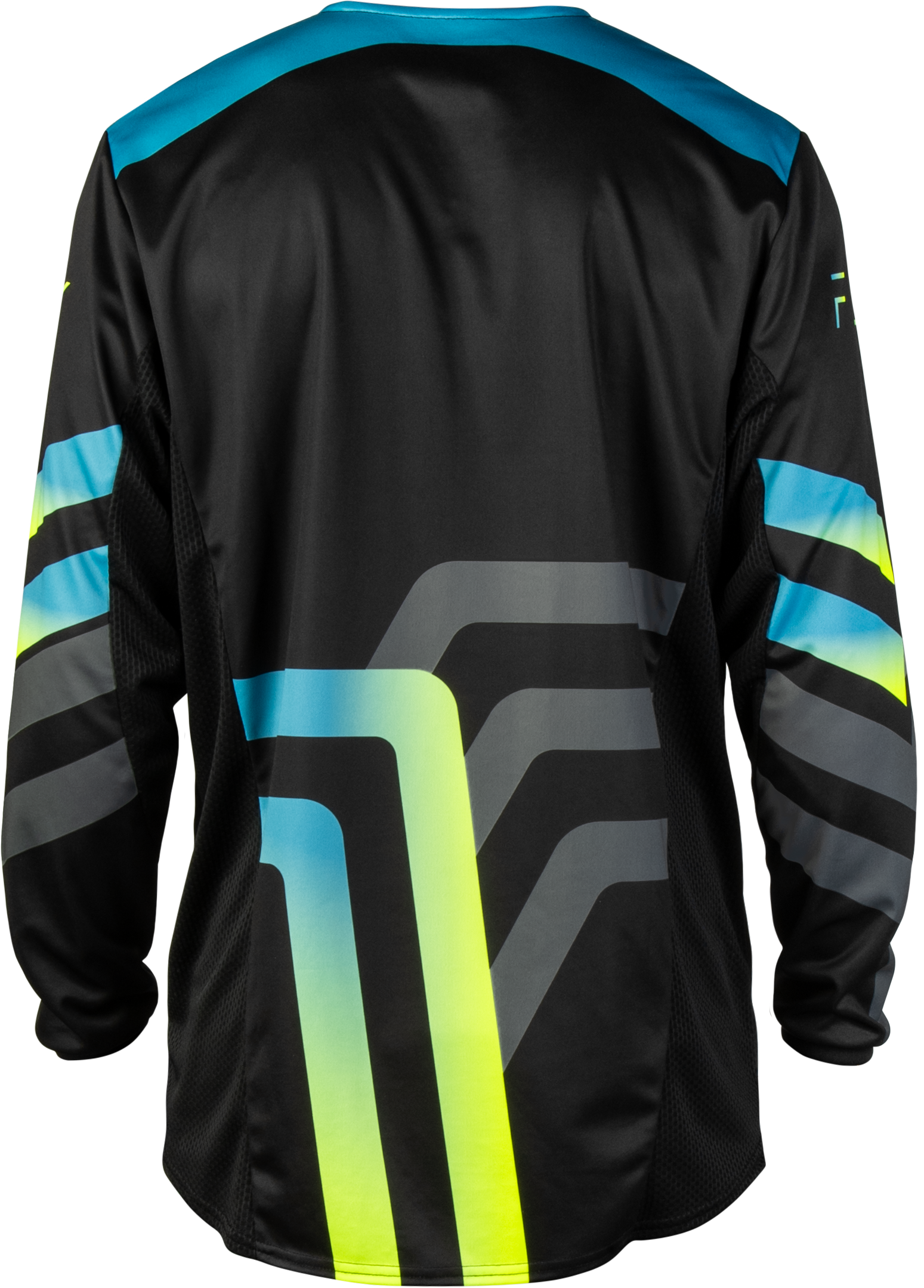 Kinetic Volt Jersey Black/Grey/Teal/Yellow Md