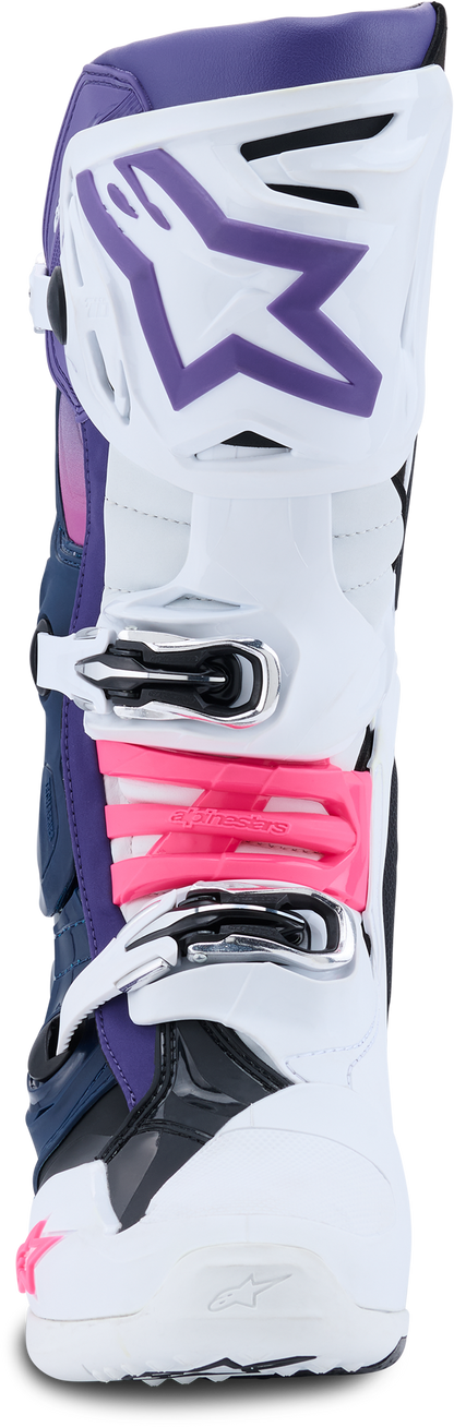 Tech 10 Wht/Violet/Nvy Bl/Pnk Fl 9