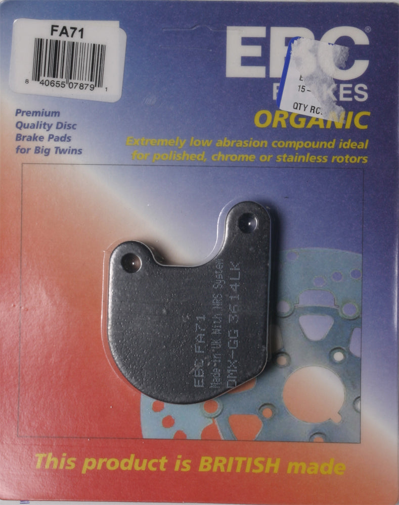 Brake Pads Fa71 Organic