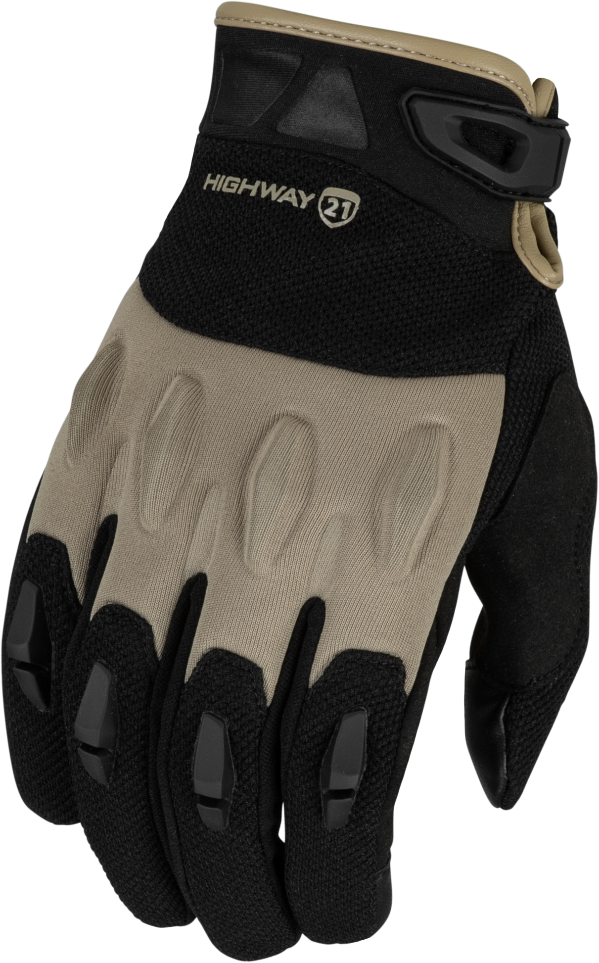 Fury Gloves Black/Sand Md