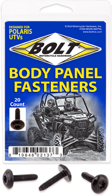 Utv Body Panel Fasteners M6x24 Body Panel Screws  20pk
