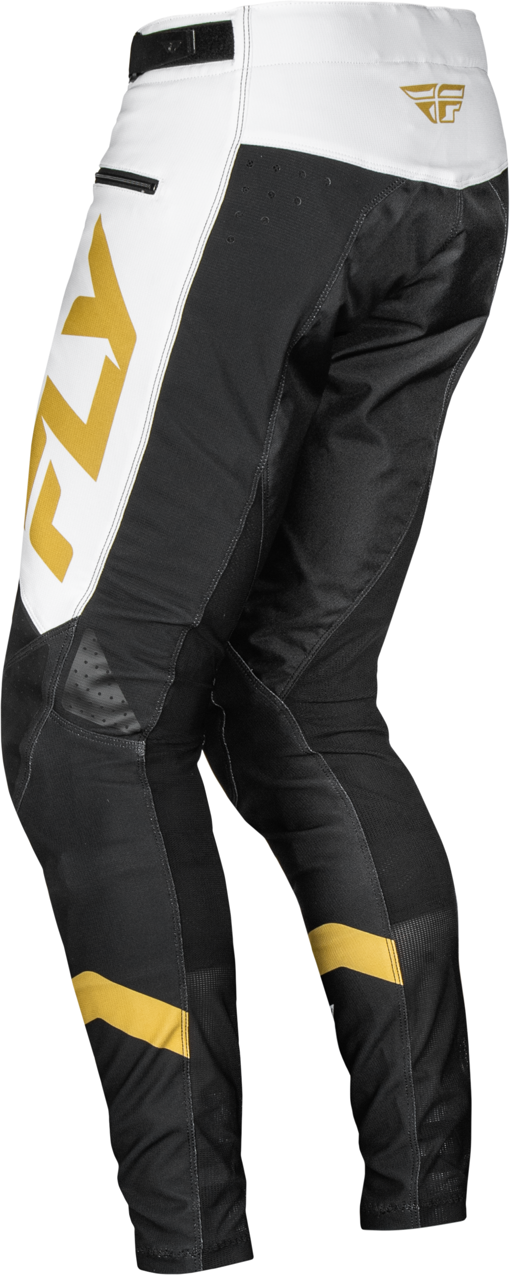 Rayce Bicycle Pants White/Black/Gold Sz 28