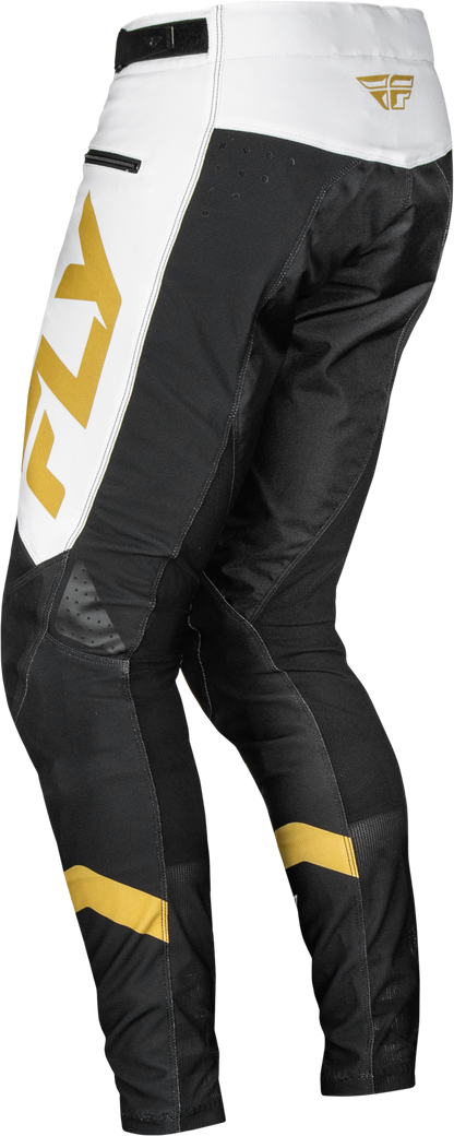Rayce Bicycle Pants White/Black/Gold Sz 28