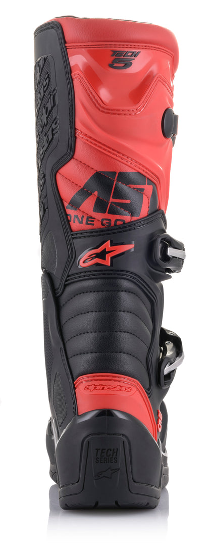 Tech 5 Boots Black/Red Sz 05