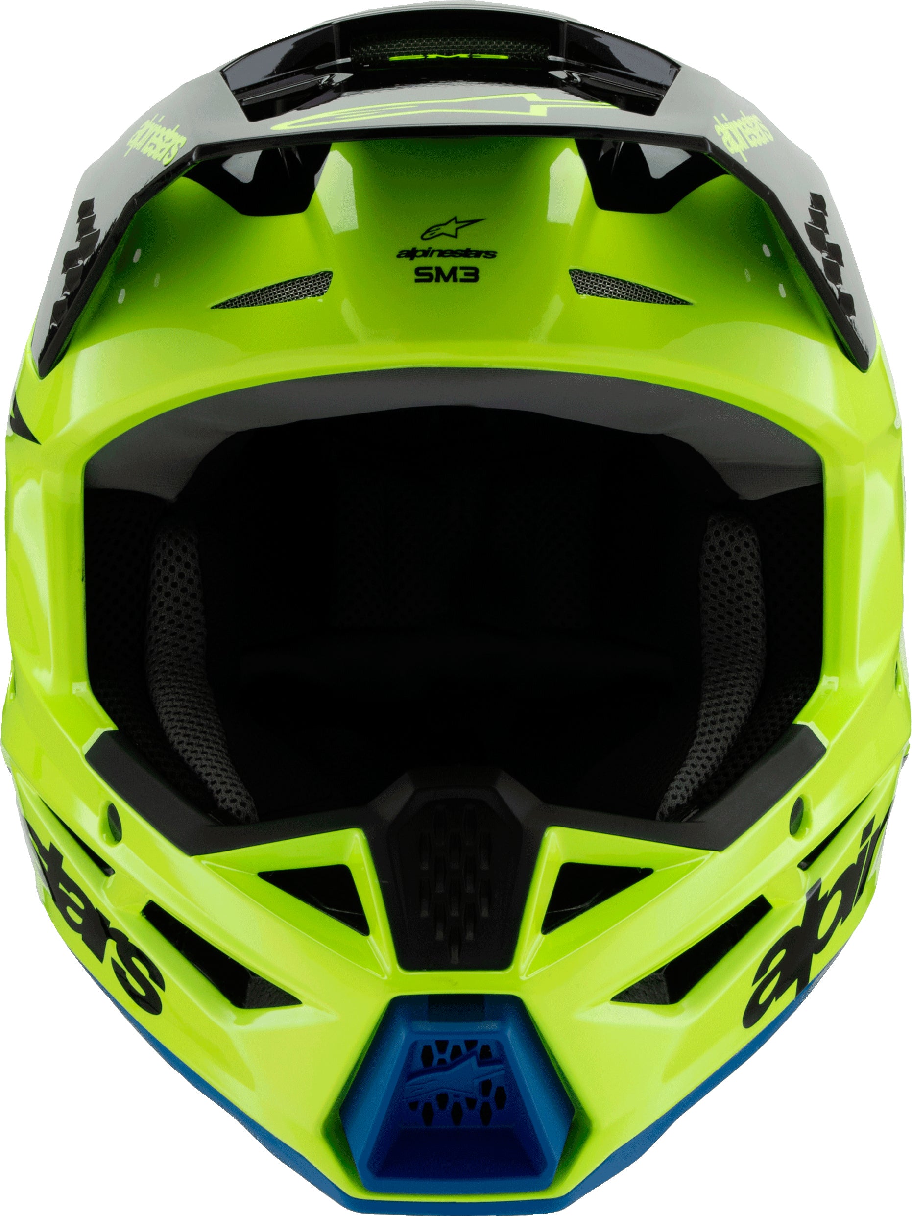 Sm3 Youth Radium Helmet Ylw Fluo/Blk/Blue Ym