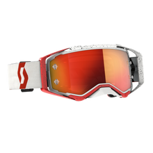Prospect Goggle Red/White Orange Chrome Works Lens
