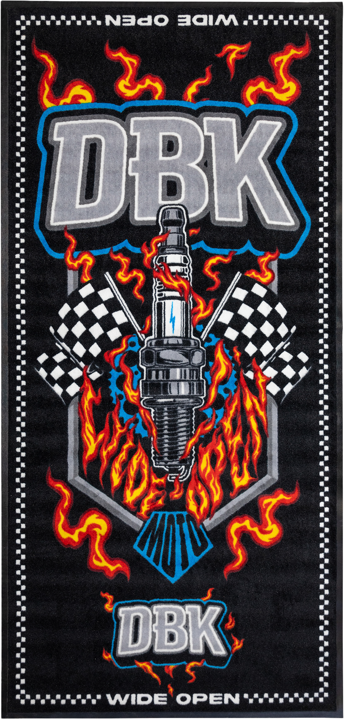 Wide Open Bike Mat 3.5'x7'