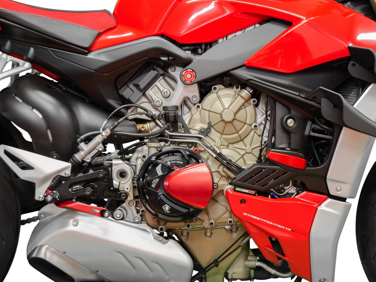 DBK Special Parts (Ducabike) Billet Intake / Slider For DBK Special Parts (Ducabike) Clutch Cover for the Ducati Panigale V4 R