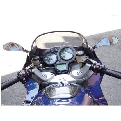 AviaCompositi Universal Carbon Fiber Mirror set - 28-42mm Mounting