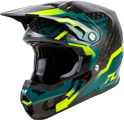 Yth Formula S Carbon Byte Hlmt Black Carbon/Teal/Lime Yl