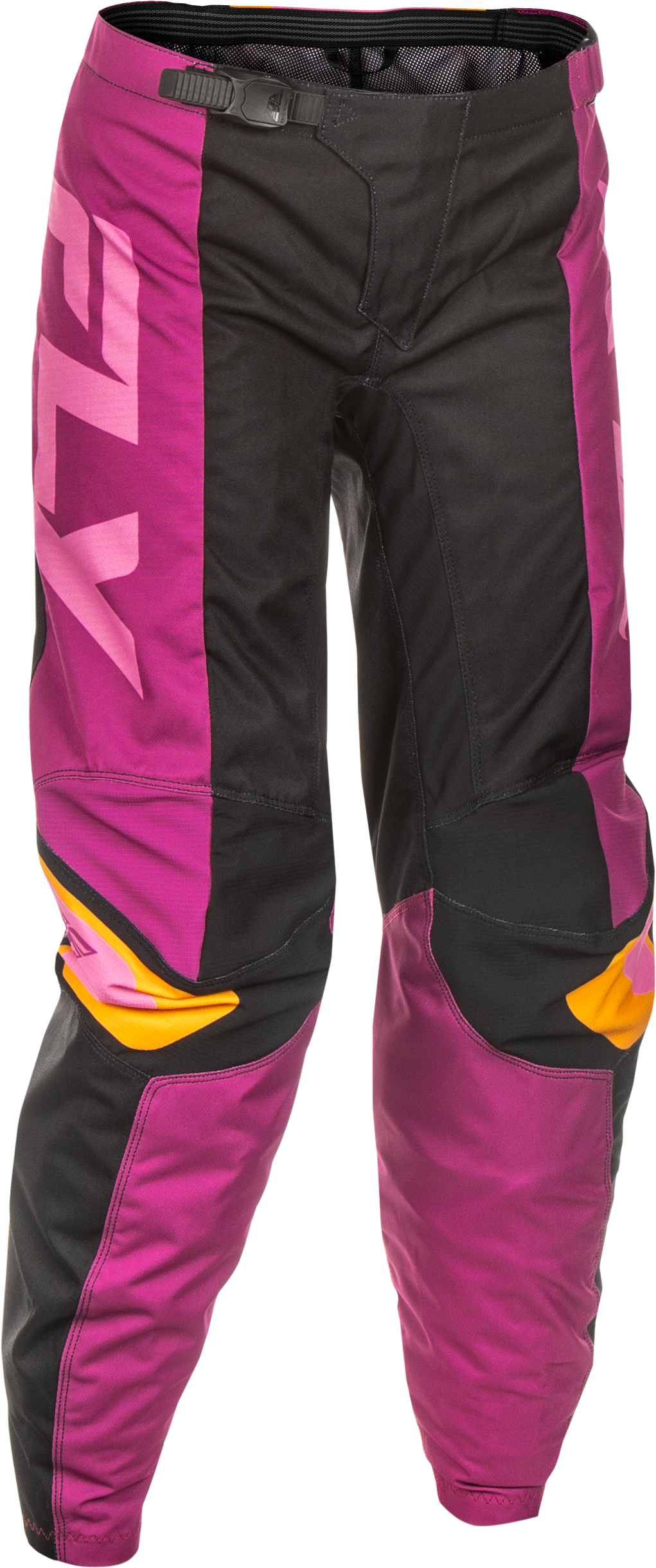 Women's F 16 Pants Ca/Ny Black/Mauve/Yellow Sz 09/10