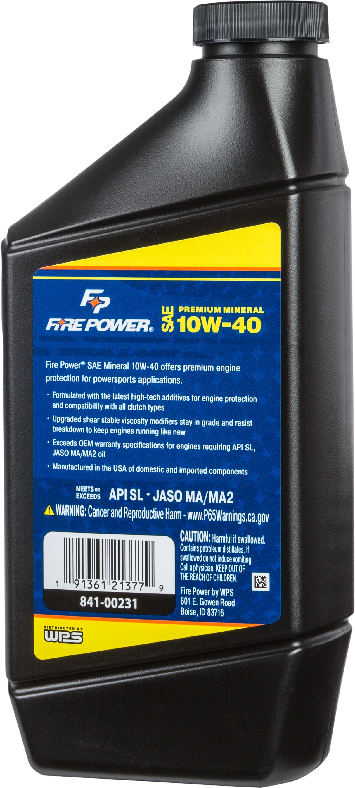 Mineral Oil 10w40 4t 1 Qt (12/Case  Sold Ea)