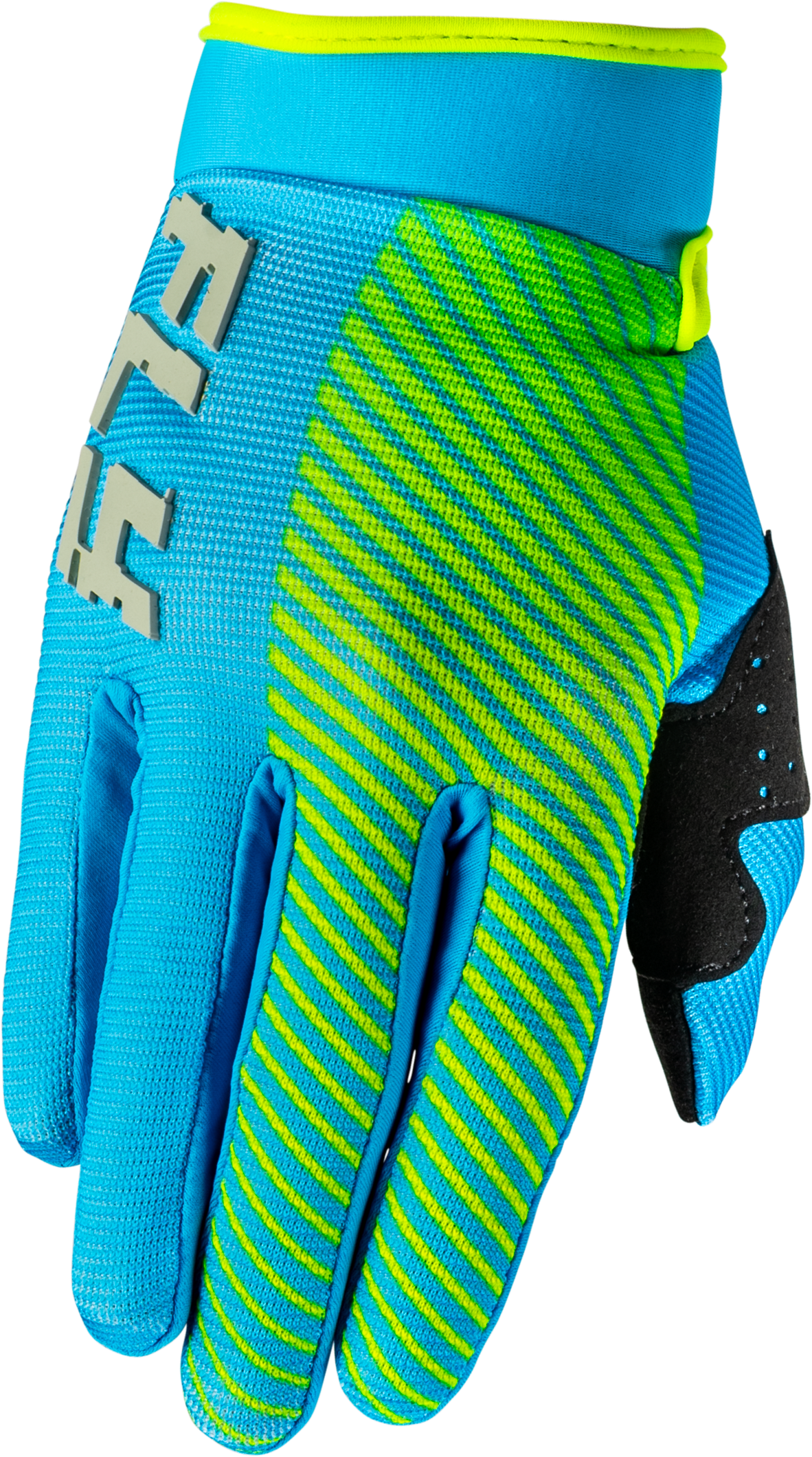 Youth F 16 Gloves Blue/Hi Vis Y2xs