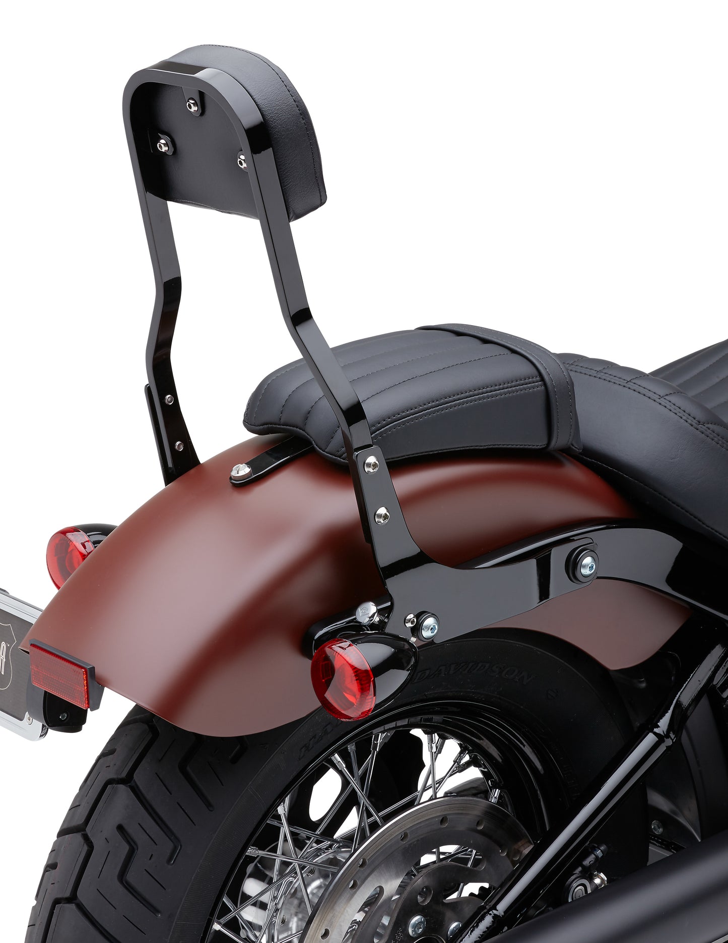 Detachable Backrest Short Black Flde/Flsl/Fxbb 18 25