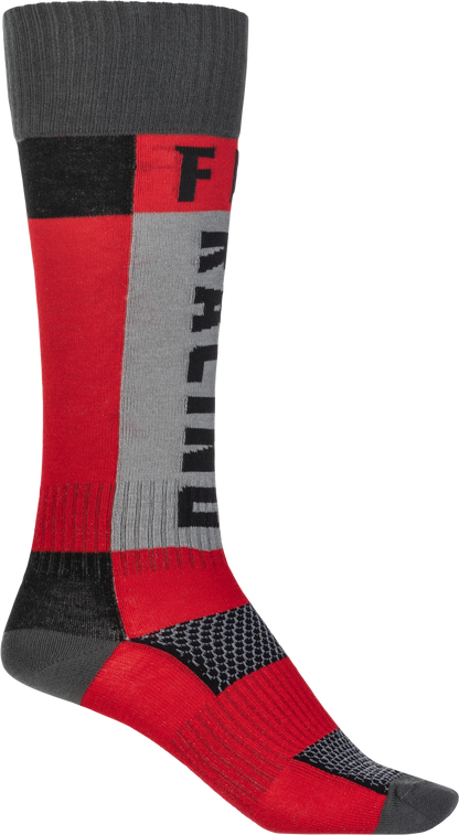 Mx Socks Thick Red/Grey Sm/Md