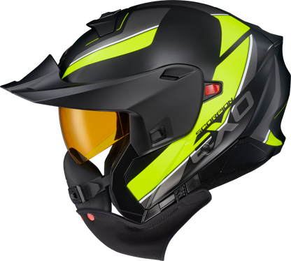 Exo Gt930 Cold Weather Helmet Modulus Hi Vis 2x (Electric)