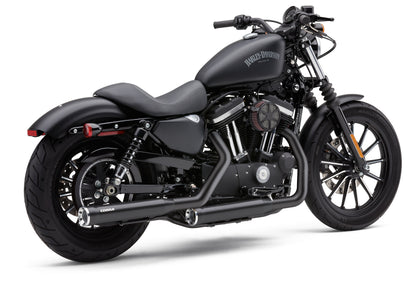 3" Rpt Slip Ons Black Sportster 04 13