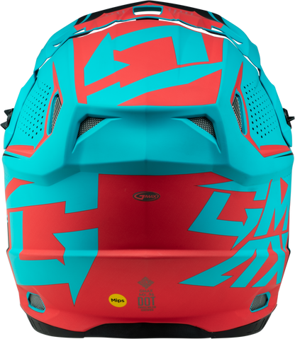 Mx 96 502 Helmet Matte Blue/Red  Sm