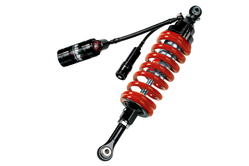 Bitubo CYU3 Monoshock Adjustable: Hydraulic Spring Preload, Reb., Double Comp., Length, Red Spring